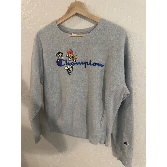 Champion x Powerpuff Girls Reverse Weave Crewneck Sweater - Picture 2 of 10